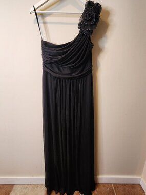 Dollar Black One-Shoulder Dress Size XL